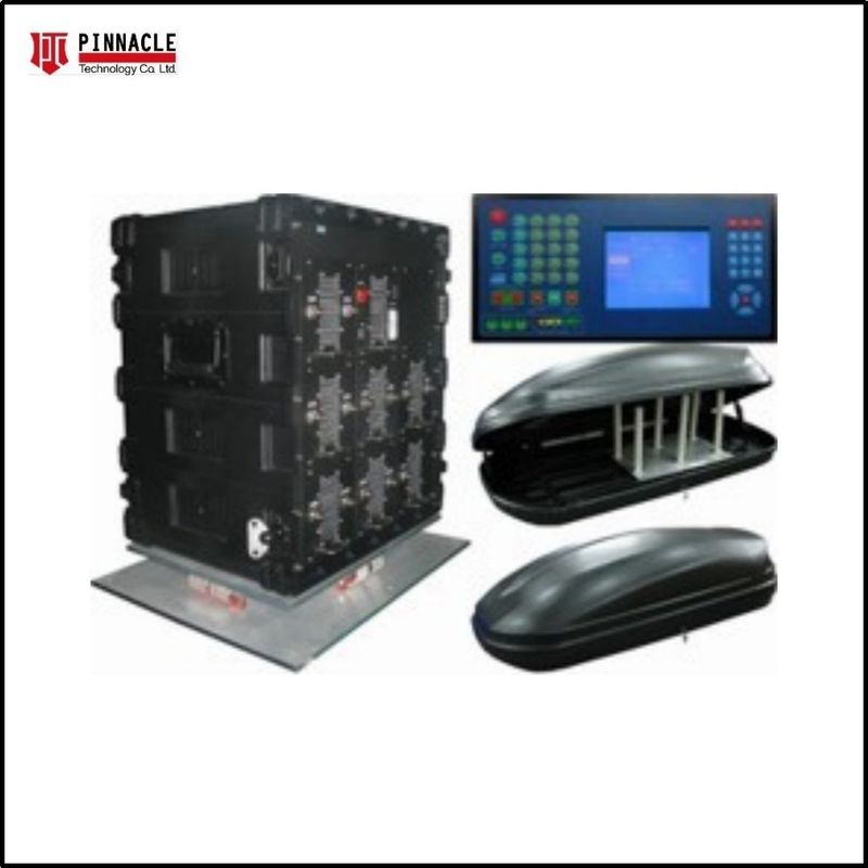 نظام RCIED الرقمي للقنابل المركبة IED Jammer 2100W 2G 3G 4G 5G WiFi GPS UHF VHF