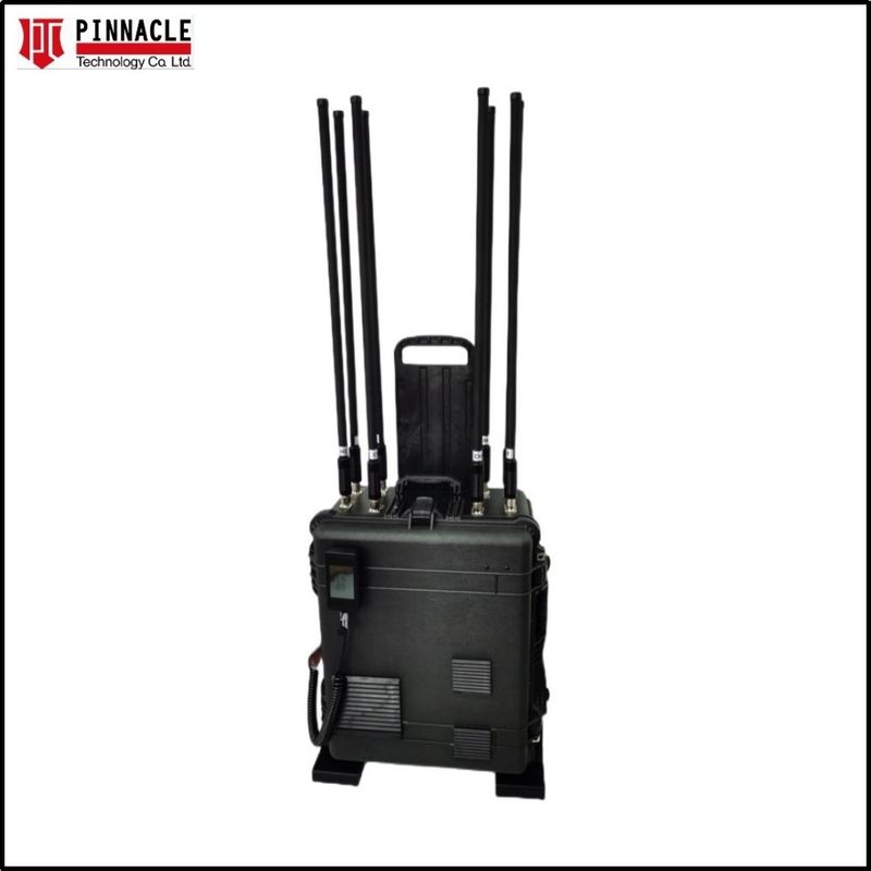 بليكان العسكرية VHF UHF الهاتف المحمول الخليوي 2G / 3G / 4G / 5G / GPS / WIFI جهاز تعطيل الإشارة