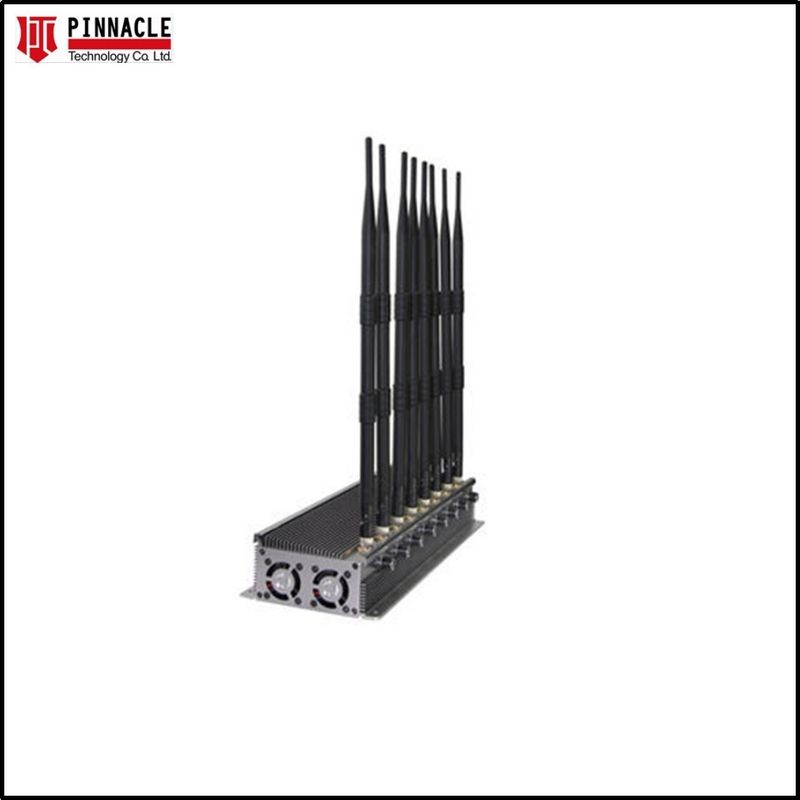 8 هوائيات قوية مكافحة التشويش GPS WiFi VHF UHF الهاتف الخلوي و Wifi Blocker 80W