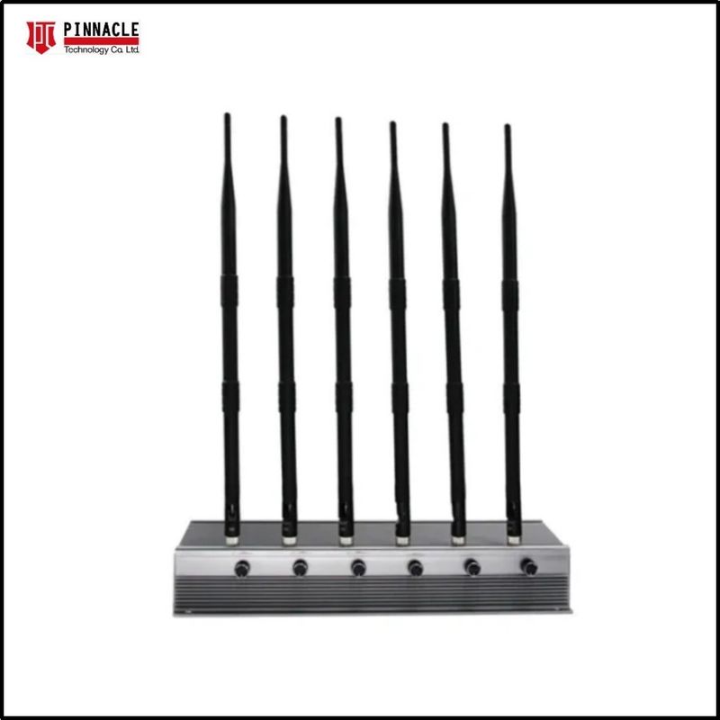 مسدّس قفل على سطح الطاولة 2.4GHz 5.8GHz WIFI محطم إشارة الهاتف الخلوي