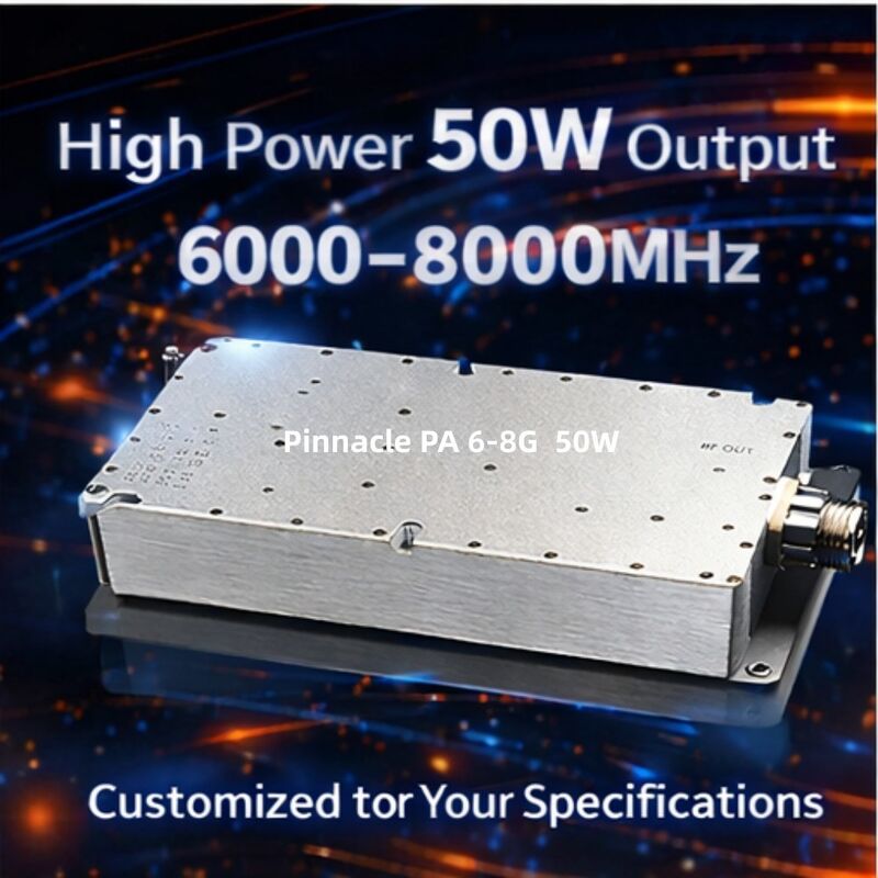 وحدة مكبر الطاقة العالية 8 ‰ 10 GHz 50W مكبر الطاقة الراديوية عالية الكفاءة لتطبيقات النطاق X