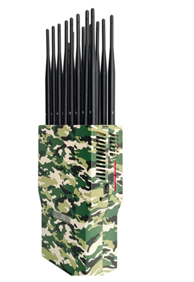 21-Antennas Handheld Powerful RF Lojack 315/433/868/2.4G/5.8/GPS/Mobile Phone Signal Blocker