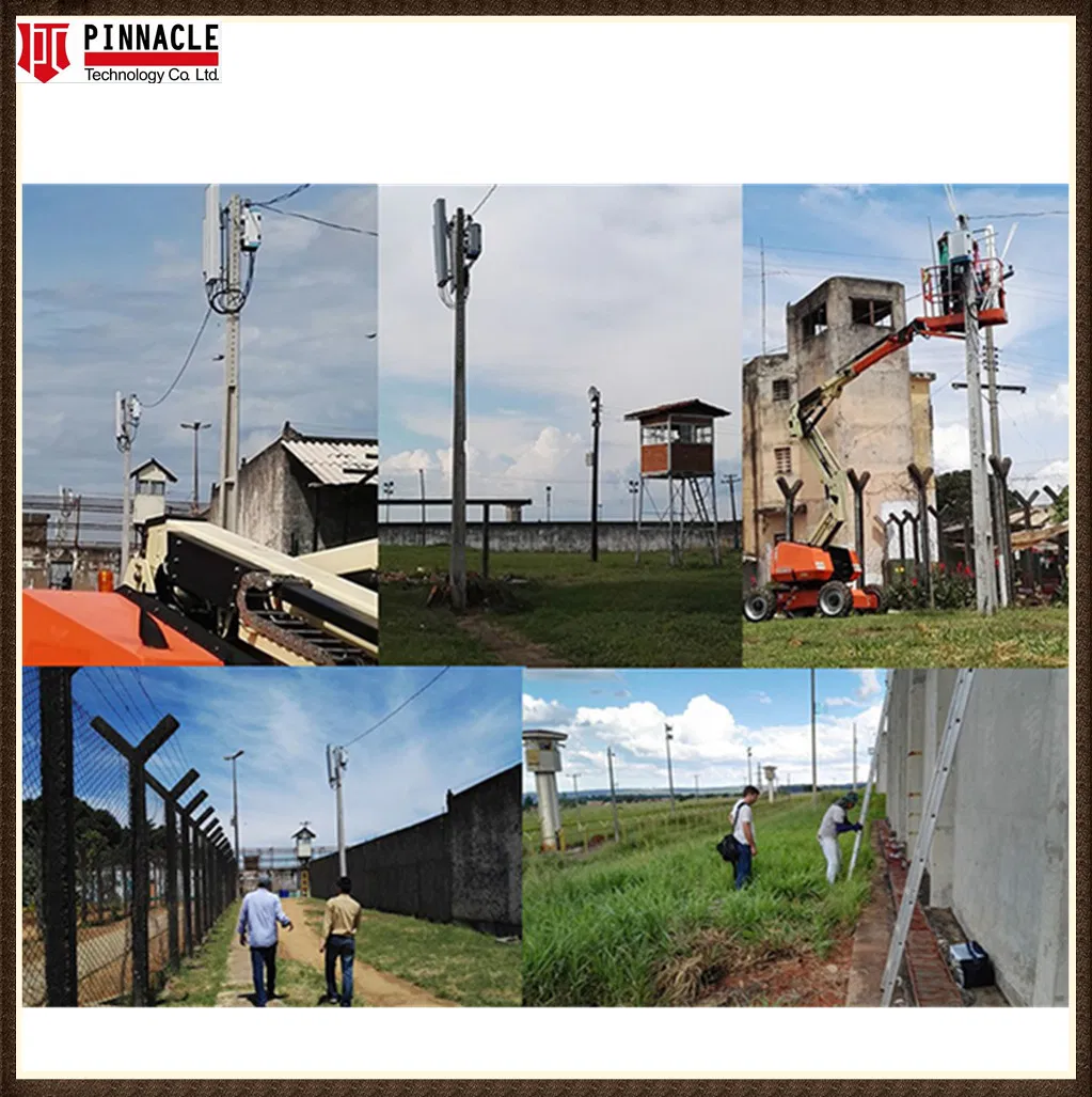مكبر الطاقة DDS VHF UHF التحكم عن بعد والكي Talkie Jammer 100MHz-500MHz 4