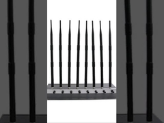 جهاز تشويش قوي بـ 8 هوائيات للهواتف المحمولة GPS WiFi VHF UHF