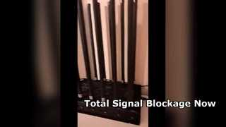 جهاز تشويش إشارة سطح المكتب عالي الطاقة بقوة 270 واط و12 هوائي: نظام دفاع كامل النطاق 5G/4G/WiFi/GPS